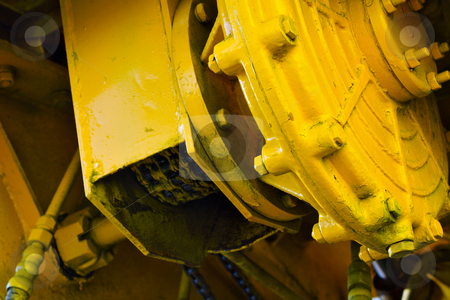 To use this stock image in your creative project, please select the size you need over to the right and click the "Add to Cart" button.
Your downloaded image will come with the Cutcaster watermark removed so don’t worry about the watermark you see on this page. The yellow mechanical device stock photo, The old mechanical device for rotation of chains. The device many times painted with a yellow paint. Many traces of operation are visible. by Aleksandr Volokov
