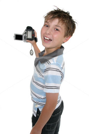 To use this stock image in your creative project, please select the size you need over to the right and click the "Add to Cart" button.
Your downloaded image will come with the Cutcaster watermark removed so don’t worry about the watermark you see on this page. See my movie stock photo, Child showing some video capture on the playback screen by Leah-Anne Thompson