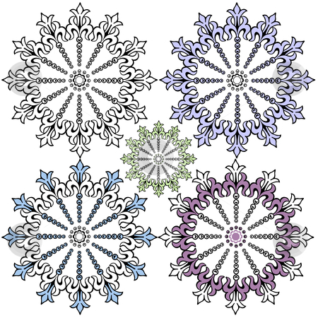 To use this stock image in your creative project, please select the size you need over to the right and click the "Add to Cart" button.
Your downloaded image will come with the Cutcaster watermark removed so don’t worry about the watermark you see on this page. Vintage pastel decorative snowflakes for design (vector) stock vector clipart, Vintage pastel decorative snowflakes for design (vector) by Olga Drozdova