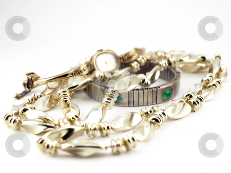 To use this stock image in your creative project, please select the size you need over to the right and click the "Add to Cart" button.
Your downloaded image will come with the Cutcaster watermark removed so don’t worry about the watermark you see on this page. Beads, bracelet and watch stock photo, by Sergei Devyatkin