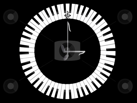 To use this stock image in your creative project, please select the size you need over to the right and click the "Add to Cart" button.
Your downloaded image will come with the Cutcaster watermark removed so don’t worry about the watermark you see on this page. Clock-Piano stock photo, The image of clock with dial in the form of piano keys on black background by Alina Starchenko