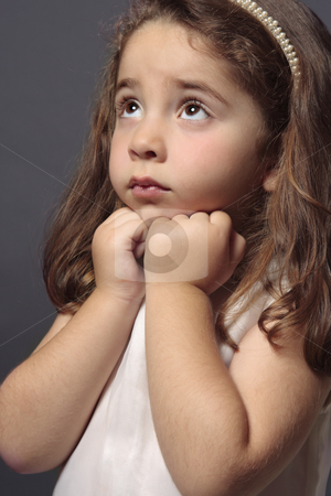 To use this stock image in your creative project, please select the size you need over to the right and click the "Add to Cart" button.
Your downloaded image will come with the Cutcaster watermark removed so don’t worry about the watermark you see on this page. Innocent girl looking up stock photo, Beautiful innocent girl wearing a pearl headband and looking up by Leah-Anne Thompson