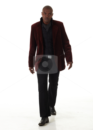 To use this stock image in your creative project, please select the size you need over to the right and click the "Add to Cart" button.
Your downloaded image will come with the Cutcaster watermark removed so don’t worry about the watermark you see on this page. Young African businessman stock photo, Young black African businessman in semi-formal clothes on a white background in various poses and with various facial expressions. Not Isolated, Part of a series. by Sean Nel