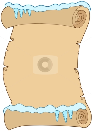 To use this stock image in your creative project, please select the size you need over to the right and click the "Add to Cart" button.
Your downloaded image will come with the Cutcaster watermark removed so don’t worry about the watermark you see on this page. Winter parchment stock vector clipart, Winter parchment on white background - vector illustration. by Klara Viskova
