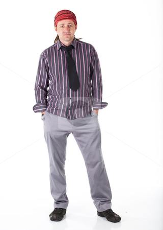 To use this stock image in your creative project, please select the size you need over to the right and click the "Add to Cart" button.
Your downloaded image will come with the Cutcaster watermark removed so don’t worry about the watermark you see on this page. Man with Dreadlocks stock photo, Adult caucasian man with dreadlocks and casual wear on a white background in various poses and facial expressions. Not Isolated by Sean Nel