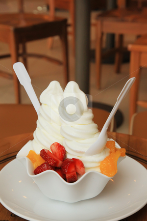 To use this stock image in your creative project, please select the size you need over to the right and click the "Add to Cart" button.
Your downloaded image will come with the Cutcaster watermark removed so don’t worry about the watermark you see on this page. Frozen Yoghurt stock photo, Frozen Yoghurt Ice Cream with Mixed Fruits by Kheng Ho Toh