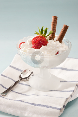 To use this stock image in your creative project, please select the size you need over to the right and click the "Add to Cart" button.
Your downloaded image will come with the Cutcaster watermark removed so don’t worry about the watermark you see on this page. Strawberry dessert stock photo, Food series: sweet dessert, strawberry with cream by Gennady Kravetsky
