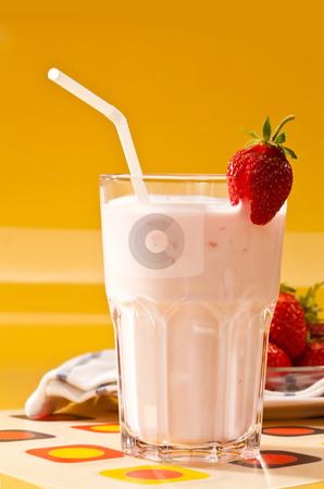 To use this stock image in your creative project, please select the size you need over to the right and click the "Add to Cart" button.
Your downloaded image will come with the Cutcaster watermark removed so don’t worry about the watermark you see on this page. Strawberry dessert stock photo, Food series: milk cocktail with ripe strawberry by Gennady Kravetsky