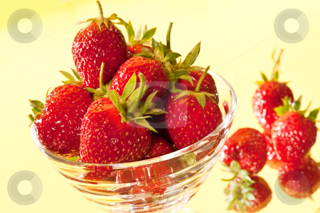 To use this stock image in your creative project, please select the size you need over to the right and click the "Add to Cart" button.
Your downloaded image will come with the Cutcaster watermark removed so don’t worry about the watermark you see on this page. Strawberry stock photo, Food series: ripe strawberrys in the glassy bowl by Gennady Kravetsky