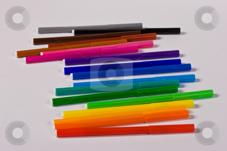To use this stock image in your creative project, please select the size you need over to the right and click the "Add to Cart" button.
Your downloaded image will come with the Cutcaster watermark removed so don’t worry about the watermark you see on this page. Markers stock photo, Office object series: markers of different colors by Gennady Kravetsky