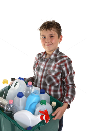 To use this stock image in your creative project, please select the size you need over to the right and click the "Add to Cart" button.
Your downloaded image will come with the Cutcaster watermark removed so don’t worry about the watermark you see on this page. Child carrying recycling stock photo, A child carrying a plastic container full with empty recyclable household material. by Leah-Anne Thompson