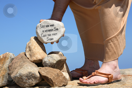 To use this stock image in your creative project, please select the size you need over to the right and click the "Add to Cart" button.
Your downloaded image will come with the Cutcaster watermark removed so don’t worry about the watermark you see on this page. Man holding rock with bible verse stock photo, A man holds a white rock inscribed with a bible verse from John Closeup. Focus to rock. by Leah-Anne Thompson