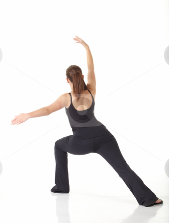 To use this stock image in your creative project, please select the size you need over to the right and click the "Add to Cart" button.
Your downloaded image will come with the Cutcaster watermark removed so don’t worry about the watermark you see on this page. Modern Jazz dancer stock photo, Young caucasian Modern Jazz dancer in a black top and black pants on a white background displaying various positions. NOT ISOLATED by Sean Nel