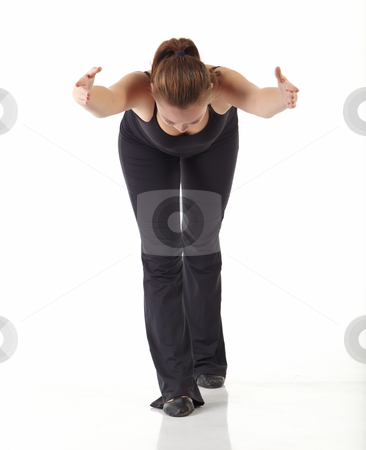 To use this stock image in your creative project, please select the size you need over to the right and click the "Add to Cart" button.
Your downloaded image will come with the Cutcaster watermark removed so don’t worry about the watermark you see on this page. Modern Jazz dancer stock photo, Young caucasian Modern Jazz dancer in a black top and black pants on a white background displaying various positions. NOT ISOLATED by Sean Nel