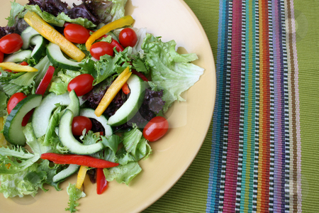 To use this stock image in your creative project, please select the size you need over to the right and click the "Add to Cart" button.
Your downloaded image will come with the Cutcaster watermark removed so don’t worry about the watermark you see on this page. Salad stock photo, Fresh colorful salad with cherrie tamatoes and cucumber by Vanessa Van Rensburg