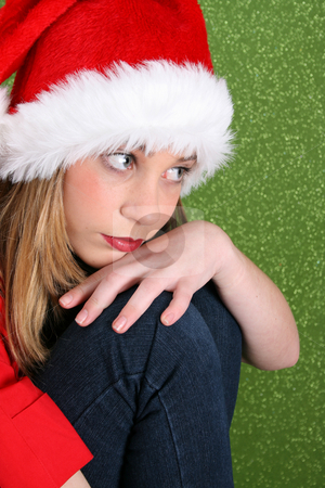 To use this stock image in your creative project, please select the size you need over to the right and click the "Add to Cart" button.
Your downloaded image will come with the Cutcaster watermark removed so don’t worry about the watermark you see on this page. Christmas Thoughts stock photo, Christmas teen in deep thought, looking into the distance by Vanessa Van Rensburg