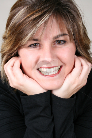To use this stock image in your creative project, please select the size you need over to the right and click the "Add to Cart" button.
Your downloaded image will come with the Cutcaster watermark removed so don’t worry about the watermark you see on this page. Beautiful Business Woman stock photo, Beautiful kind business woman with a friendly smile by Vanessa Van Rensburg