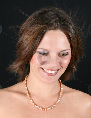 To use this stock image in your creative project, please select the size you need over to the right and click the "Add to Cart" button.
Your downloaded image will come with the Cutcaster watermark removed so don’t worry about the watermark you see on this page. Beautiful Woman stock photo, Beautiful young woman with bare shoulders and pearls by Vanessa Van Rensburg