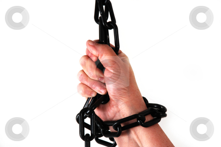 To use this stock image in your creative project, please select the size you need over to the right and click the "Add to Cart" button.
Your downloaded image will come with the Cutcaster watermark removed so don’t worry about the watermark you see on this page. Chains stock photo, Stock pictures of the arm of a person chained by Albert Lozano