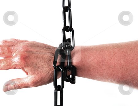 To use this stock image in your creative project, please select the size you need over to the right and click the "Add to Cart" button.
Your downloaded image will come with the Cutcaster watermark removed so don’t worry about the watermark you see on this page. Chains stock photo, Stock pictures of the arm of a person chained by Albert Lozano