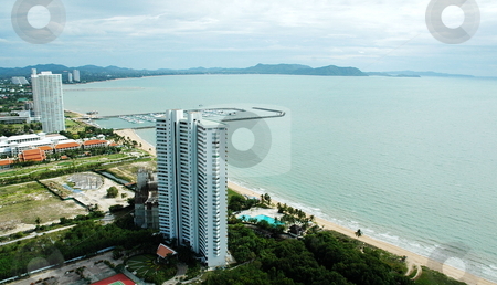 To use this stock image in your creative project, please select the size you need over to the right and click the "Add to Cart" button.
Your downloaded image will come with the Cutcaster watermark removed so don’t worry about the watermark you see on this page. Skyscrapers on the seashore. stock photo, Luxuries Hotels and office buildings. Skyscrapers on the seashore. by Oleg Blazhyievskyi