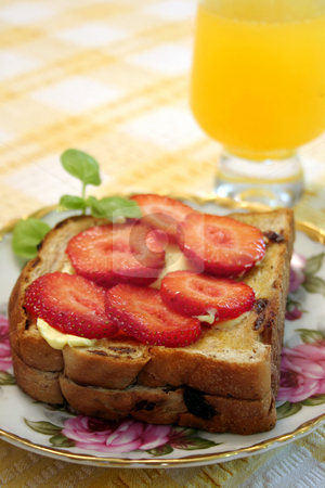 To use this stock image in your creative project, please select the size you need over to the right and click the "Add to Cart" button.
Your downloaded image will come with the Cutcaster watermark removed so don’t worry about the watermark you see on this page. Breakfast stock photo, Strawberries on Toast and juice vertical
Focus on foreground by Leah-Anne Thompson