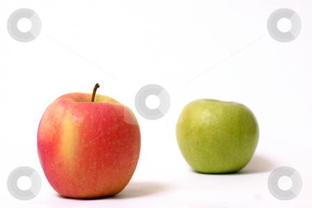 To use this stock image in your creative project, please select the size you need over to the right and click the "Add to Cart" button.
Your downloaded image will come with the Cutcaster watermark removed so don’t worry about the watermark you see on this page. Red and green stock photo, Red and green apple. Focus is on the red apple by Leah-Anne Thompson