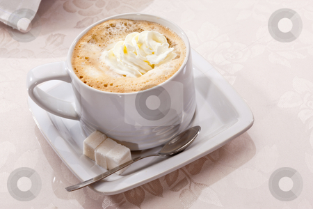 To use this stock image in your creative project, please select the size you need over to the right and click the "Add to Cart" button.
Your downloaded image will come with the Cutcaster watermark removed so don’t worry about the watermark you see on this page. Coffee stock photo, Drink series: cup of coffee with cream by Gennady Kravetsky