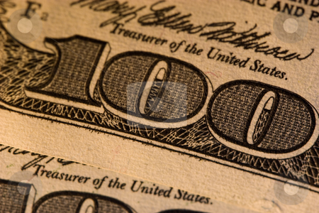 To use this stock image in your creative project, please select the size you need over to the right and click the "Add to Cart" button.
Your downloaded image will come with the Cutcaster watermark removed so don’t worry about the watermark you see on this page. One hudred dollar stock photo, Business series: macro shoot of bank note of one hundred dollars by Gennady Kravetsky
