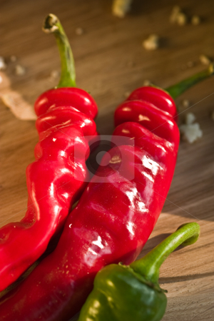 To use this stock image in your creative project, please select the size you need over to the right and click the "Add to Cart" button.
Your downloaded image will come with the Cutcaster watermark removed so don’t worry about the watermark you see on this page. Pepper stock photo, Food series: red and green pepper as spicery by Gennady Kravetsky