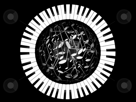To use this stock image in your creative project, please select the size you need over to the right and click the "Add to Cart" button.
Your downloaded image will come with the Cutcaster watermark removed so don’t worry about the watermark you see on this page. Keys of the piano and sphere from notes stock photo, Keys of the piano and sphere from notes on a black backgpound by Alina Starchenko