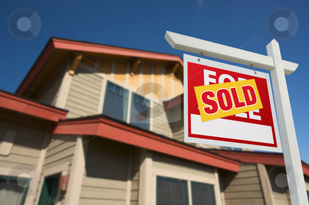 To use this stock image in your creative project, please select the size you need over to the right and click the "Add to Cart" button.
Your downloaded image will come with the Cutcaster watermark removed so don’t worry about the watermark you see on this page. Sold Home For Sale Sign in Front of New House stock photo, Sold Home For Sale Sign in Front of Beautiful New House. by Andy Dean