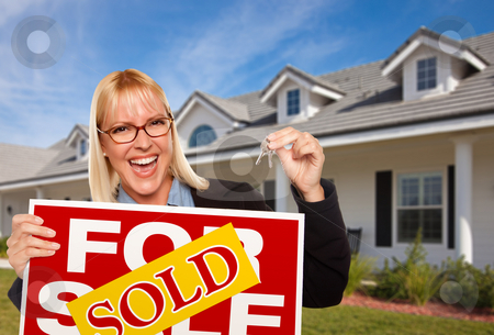 To use this stock image in your creative project, please select the size you need over to the right and click the "Add to Cart" button.
Your downloaded image will come with the Cutcaster watermark removed so don’t worry about the watermark you see on this page. Beautiful Female Holding Keys & Sold Real Estate Sign stock photo, Beautiful Female Holding Keys to a New House & Sold Real Estate Sign. by Andy Dean