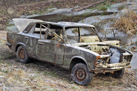 To use this stock image in your creative project, please select the size you need over to the right and click the "Add to Cart" button.
Your downloaded image will come with the Cutcaster watermark removed so don’t worry about the watermark you see on this page. The car of the Russian gangster stock photo, The car of the Russian gangster killed in firing. To the car have set fire and have left on a scene of crime. by Aleksandr Volokov