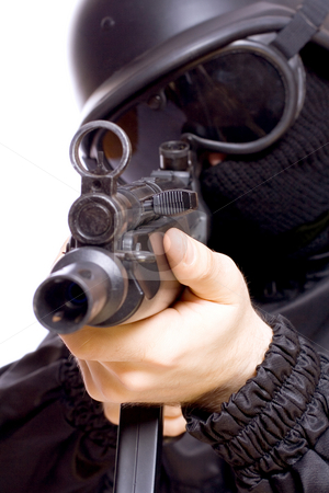 To use this stock image in your creative project, please select the size you need over to the right and click the "Add to Cart" button.
Your downloaded image will come with the Cutcaster watermark removed so don’t worry about the watermark you see on this page. Game at the soldiers stock photo, One soldier with the gun in the hands on a white background by Artem Zamula