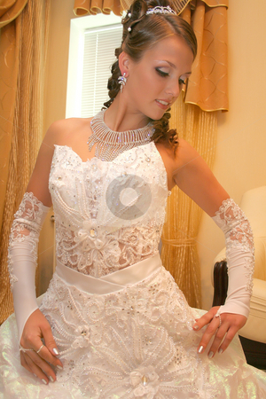 To use this stock image in your creative project, please select the size you need over to the right and click the "Add to Cart" button.
Your downloaded image will come with the Cutcaster watermark removed so don’t worry about the watermark you see on this page. Bride in wedding dress stock photo, Bride in wedding dress by Artem Zamula