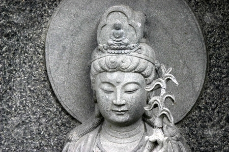 To use this stock image in your creative project, please select the size you need over to the right and click the "Add to Cart" button.
Your downloaded image will come with the Cutcaster watermark removed so don’t worry about the watermark you see on this page. Statue in a temple stock photo, by Giancarlo Liguori