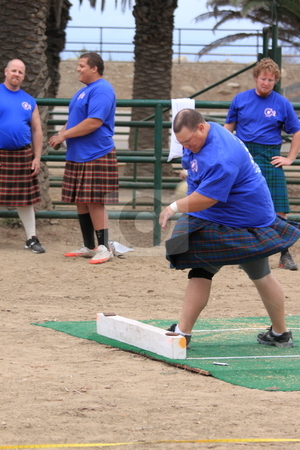 To use this stock image in your creative project, please select the size you need over to the right and click the "Add to Cart" button.
Your downloaded image will come with the Cutcaster watermark removed so don’t worry about the watermark you see on this page. Seaside Highland Games stock photo, EDITORIAL ONLY
VENTURA, CA, USA - October 11, 2009 - Athletes performing at the Ventura Seaside Highland Games October 11, 2009 in Ventura, CA
Where: Ventura, CA, USA by Henrik Lehnerer