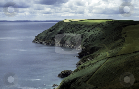 To use this stock image in your creative project, please select the size you need over to the right and click the "Add to Cart" button.
Your downloaded image will come with the Cutcaster watermark removed so don’t worry about the watermark you see on this page. Cornwall Coastal Path stock photo, Coastal Path around the headlands on the Cornish Coastline in England by Steven Heap