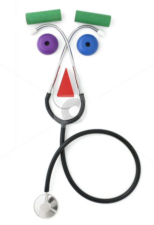To use this stock image in your creative project, please select the size you need over to the right and click the "Add to Cart" button.
Your downloaded image will come with the Cutcaster watermark removed so don’t worry about the watermark you see on this page. Happy Pediatric Stethoscope stock photo, A happy face stethoscope using building blocks to form eyebrows, eyes and nose. by Mark Carrel