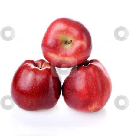 To use this stock image in your creative project, please select the size you need over to the right and click the "Add to Cart" button.
Your downloaded image will come with the Cutcaster watermark removed so don’t worry about the watermark you see on this page. Pyramid with three fresh red apples stock photo, Pyramid with three fresh red apples on white background by Iryna Rasko