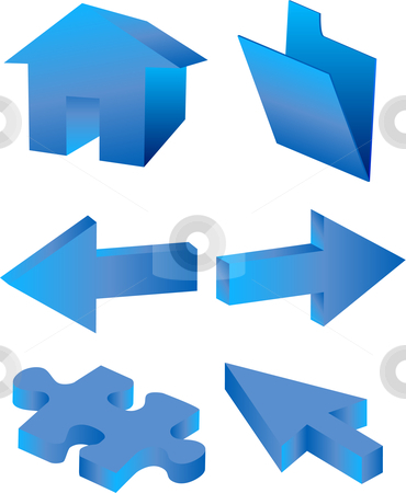To use this stock image in your creative project, please select the size you need over to the right and click the "Add to Cart" button.
Your downloaded image will come with the Cutcaster watermark removed so don’t worry about the watermark you see on this page. 3d icons set stock vector clipart, 3d icons set by Vadim Pats