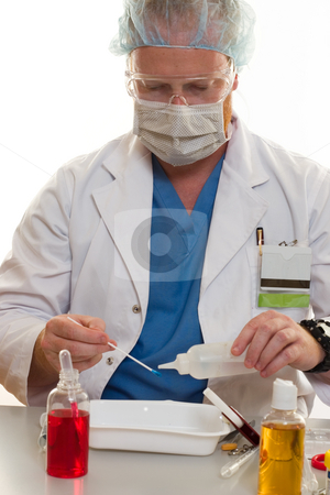 To use this stock image in your creative project, please select the size you need over to the right and click the "Add to Cart" button.
Your downloaded image will come with the Cutcaster watermark removed so don’t worry about the watermark you see on this page. Laboratory Testing stock photo, Swab testing in a lab by Leah-Anne Thompson
