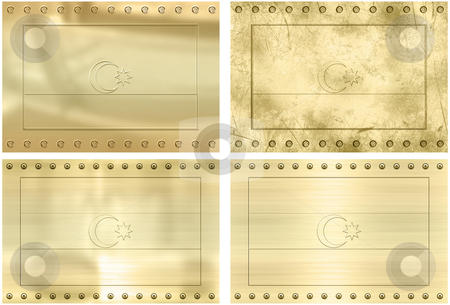 To use this stock image in your creative project, please select the size you need over to the right and click the "Add to Cart" button.
Your downloaded image will come with the Cutcaster watermark removed so don’t worry about the watermark you see on this page. Four gold flags of aZerbaijan stock photo, Great Image of four gold embossed flags of aZerbaijan by Phil Morley