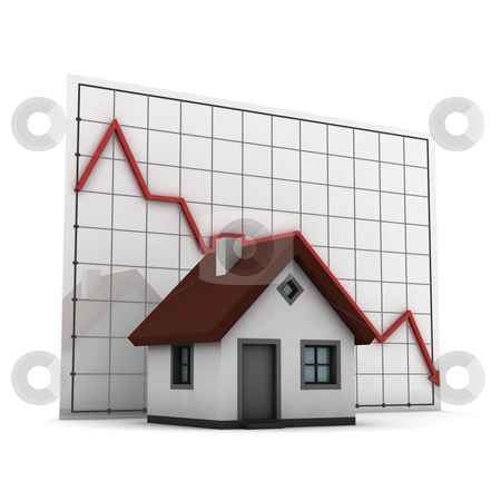 To use this stock image in your creative project, please select the size you need over to the right and click the "Add to Cart" button.
Your downloaded image will come with the Cutcaster watermark removed so don’t worry about the watermark you see on this page. Graph house stock photo, House against chart of real estate market, isolated on white background by Martin Ivask