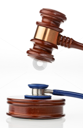 To use this stock image in your creative project, please select the size you need over to the right and click the "Add to Cart" button.
Your downloaded image will come with the Cutcaster watermark removed so don’t worry about the watermark you see on this page. Stethoscope and Gavel stock photo, Stethoscope and gavel. Vertically framed shot. by Erwin Johann Wodicka
