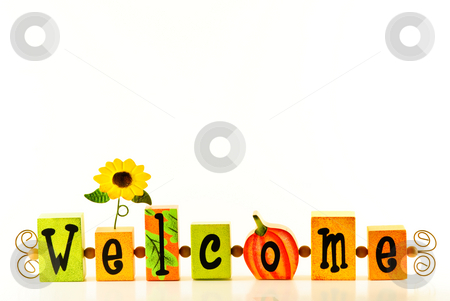 To use this stock image in your creative project, please select the size you need over to the right and click the "Add to Cart" button.
Your downloaded image will come with the Cutcaster watermark removed so don’t worry about the watermark you see on this page. Welcome stock photo, Autumn welcome isolated on white background. by Tammy Abrego