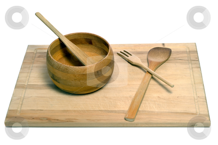 To use this stock image in your creative project, please select the size you need over to the right and click the "Add to Cart" button.
Your downloaded image will come with the Cutcaster watermark removed so don’t worry about the watermark you see on this page. Wooden Utensils stock photo, A set of wooden utensils including a spatula, fork, spoon, and bowl, all sitting on a wooden cutting board, isolated against a white background by Richard Nelson