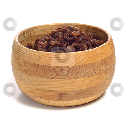 To use this stock image in your creative project, please select the size you need over to the right and click the "Add to Cart" button.
Your downloaded image will come with the Cutcaster watermark removed so don’t worry about the watermark you see on this page. Raisins In A Bowl stock photo, A pile of raisins in a wooden bowl, isolated against a white background by Richard Nelson