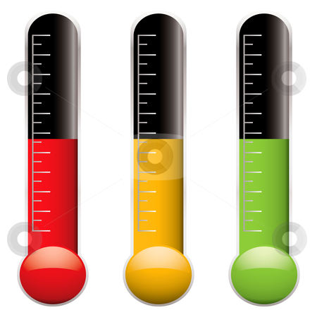 To use this stock image in your creative project, please select the size you need over to the right and click the "Add to Cart" button.
Your downloaded image will come with the Cutcaster watermark removed so don’t worry about the watermark you see on this page. Thermometer variation stock vector clipart, Set of three thermometers with scale and different colored indicator levels by Michael Travers